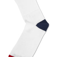 KIRSCHNER White Navy/Red Stripe