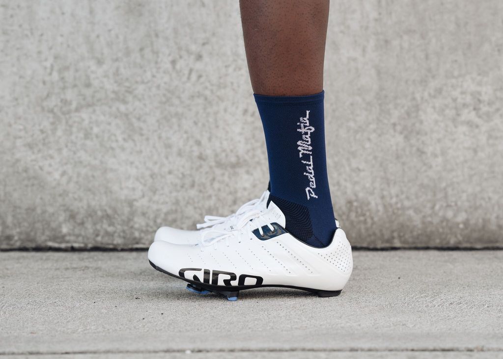 PEDAL MAFIA - Tech Socks NAVY & WHITE