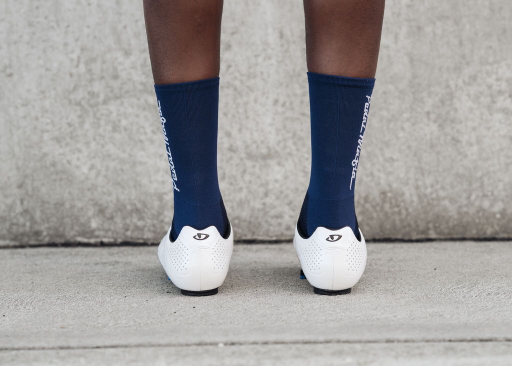 PEDAL MAFIA - Tech Socks NAVY & WHITE