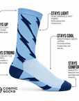Cosmic Socks - Electric Blue