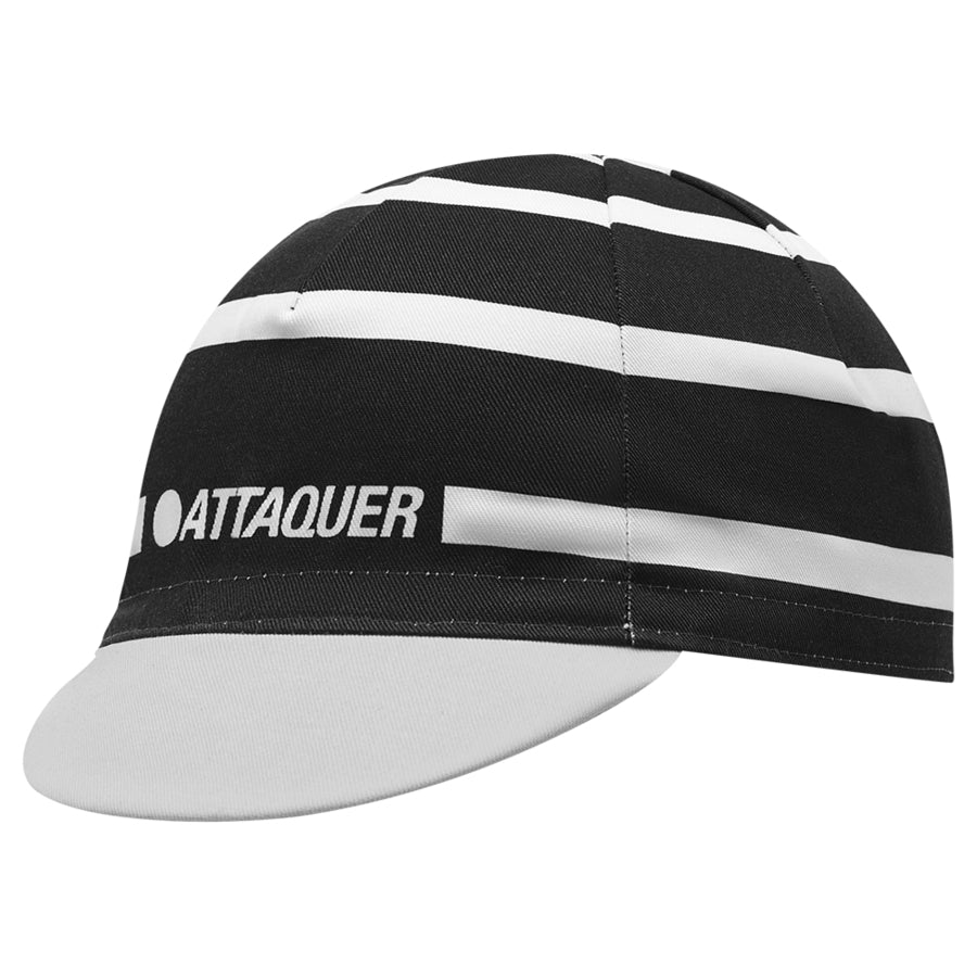 Attaquer - Stripe Logo Cycling Cap - Black