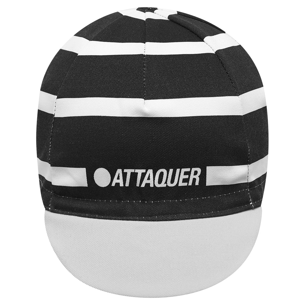 Attaquer - Stripe Logo Cycling Cap - Black