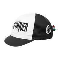 ATTAQUER F*CK YEAH Cycling Cap - BLACK / WHITE