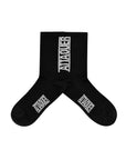 ATTAQUER Vertical Logo Socks - Black