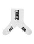 ATTAQUER Vertical Logo Socks - White