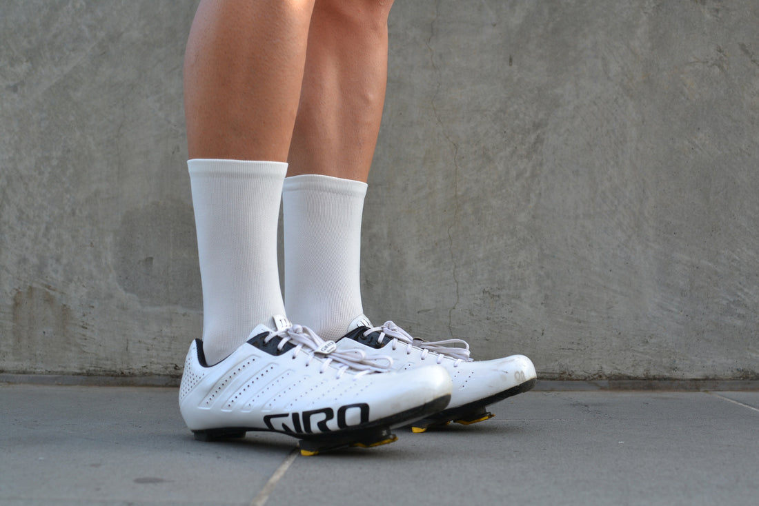 Lumiere Logo Socks - White