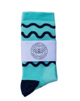 VICTORY CHIMP HILL REPEATS SOCKS - CELESTE
