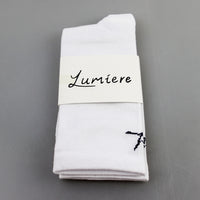 Lumiere Logo Socks - White