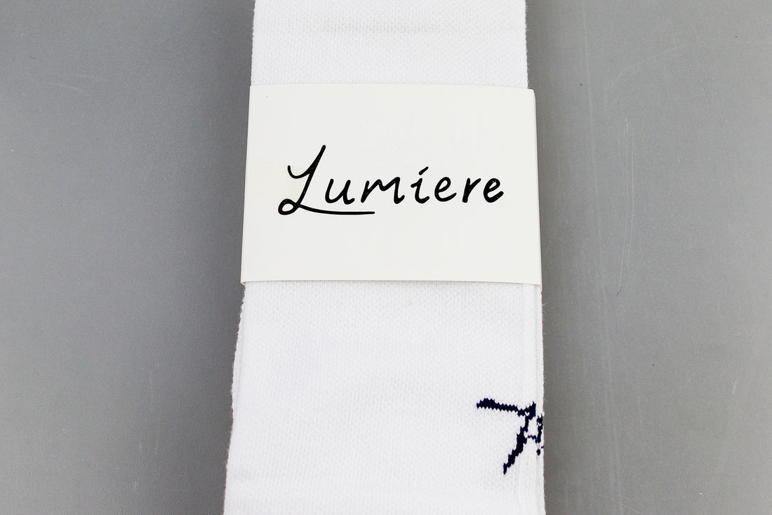 Lumiere Logo Socks - White