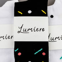 Lumiere Logo Socks - White