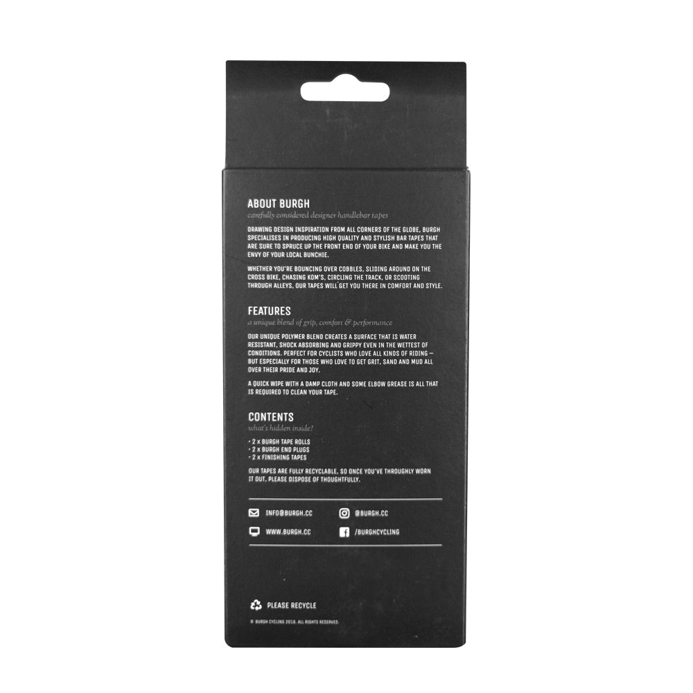 BURGH CYCLING 'Bokeh White' Bar Tape