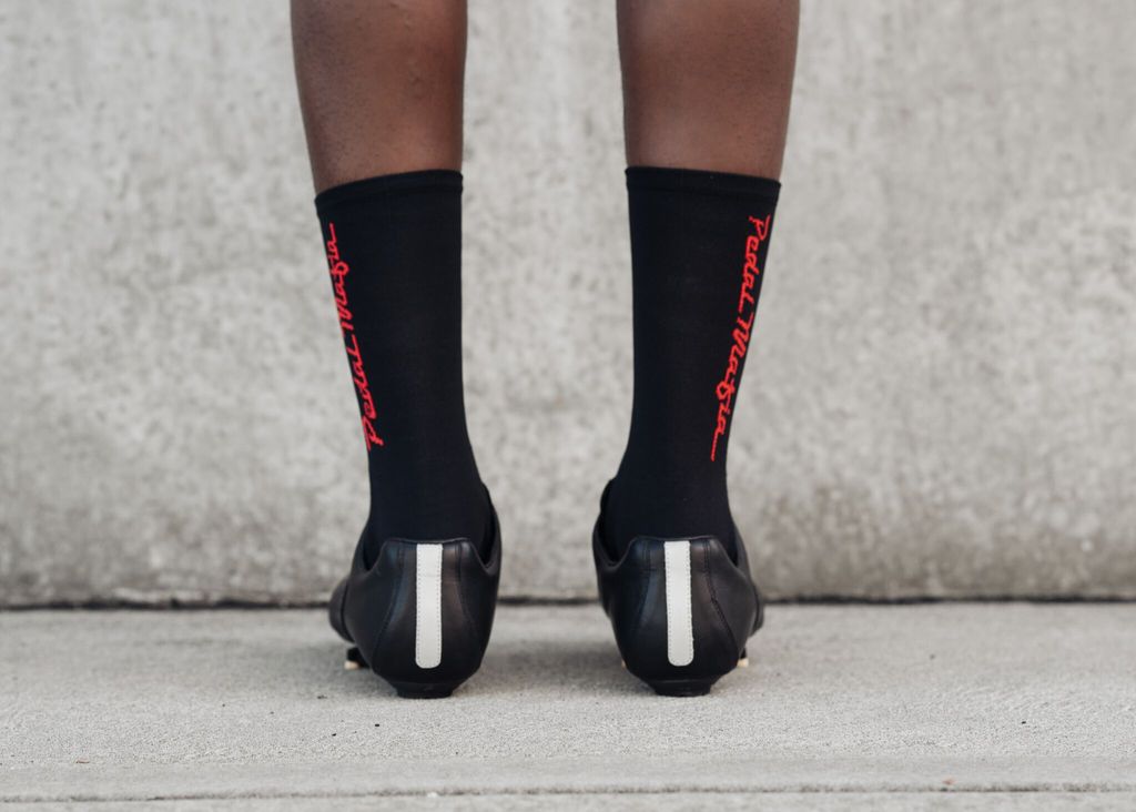 PEDAL MAFIA - Tech Socks BLACK & RED